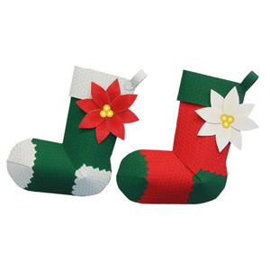 クリスマスのペーパークラフト