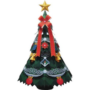 クリスマスのペーパークラフト