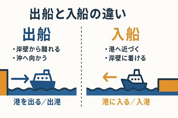 しめ縄の向きは入船と出船と一緒