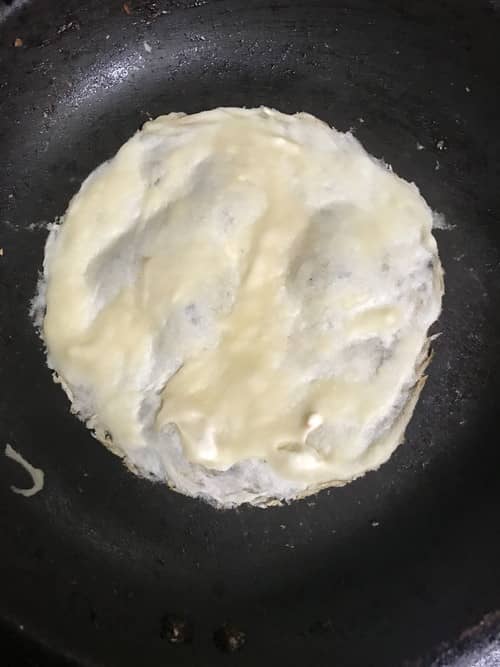 トルティーヤ焼く