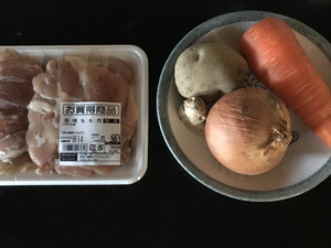 肉じゃがの材料